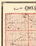 Delaware  Muncie Indiana Andreas 1876-23 x 28.75