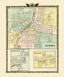 Chicago Illinois Warner 1870-23 x 28.93 