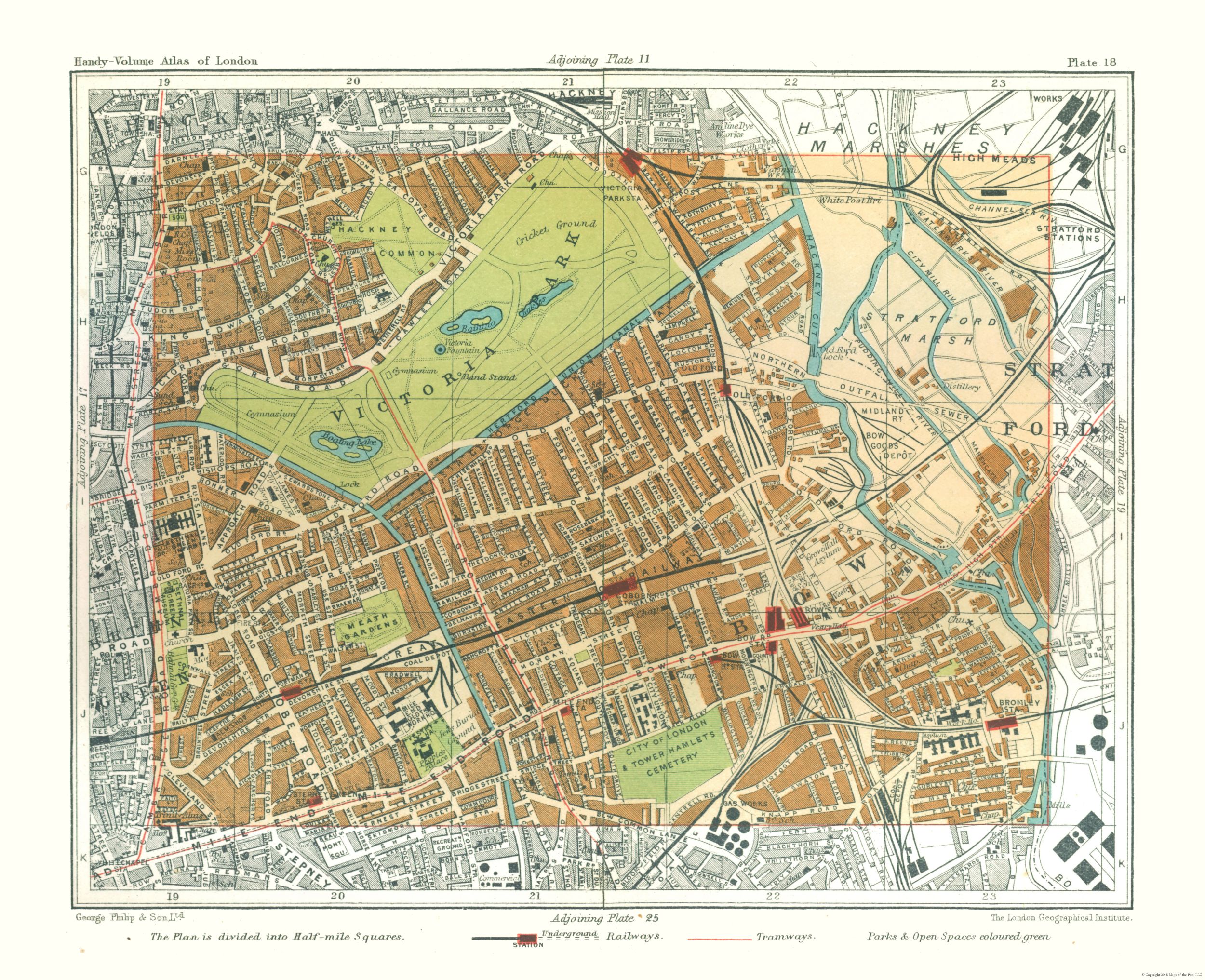 OLD ORDNANCE SURVEY MAP AYLESBURY 1923 KINGSBURY VICTORIA PARK TEMPLE SQUARE 