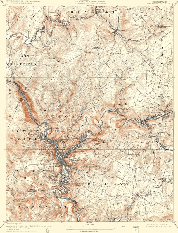PA Tulpehocken Marion Pennsylvania 1955 US Geological Survey Topographic Map \u2013 Berks Lebanon County Jefferson Antique Strausstown