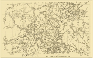 1862 VA MAP NELSON BUCKINGHAM FLUVANNA AMHERST COUNTY Virginia History ITS HUGE 